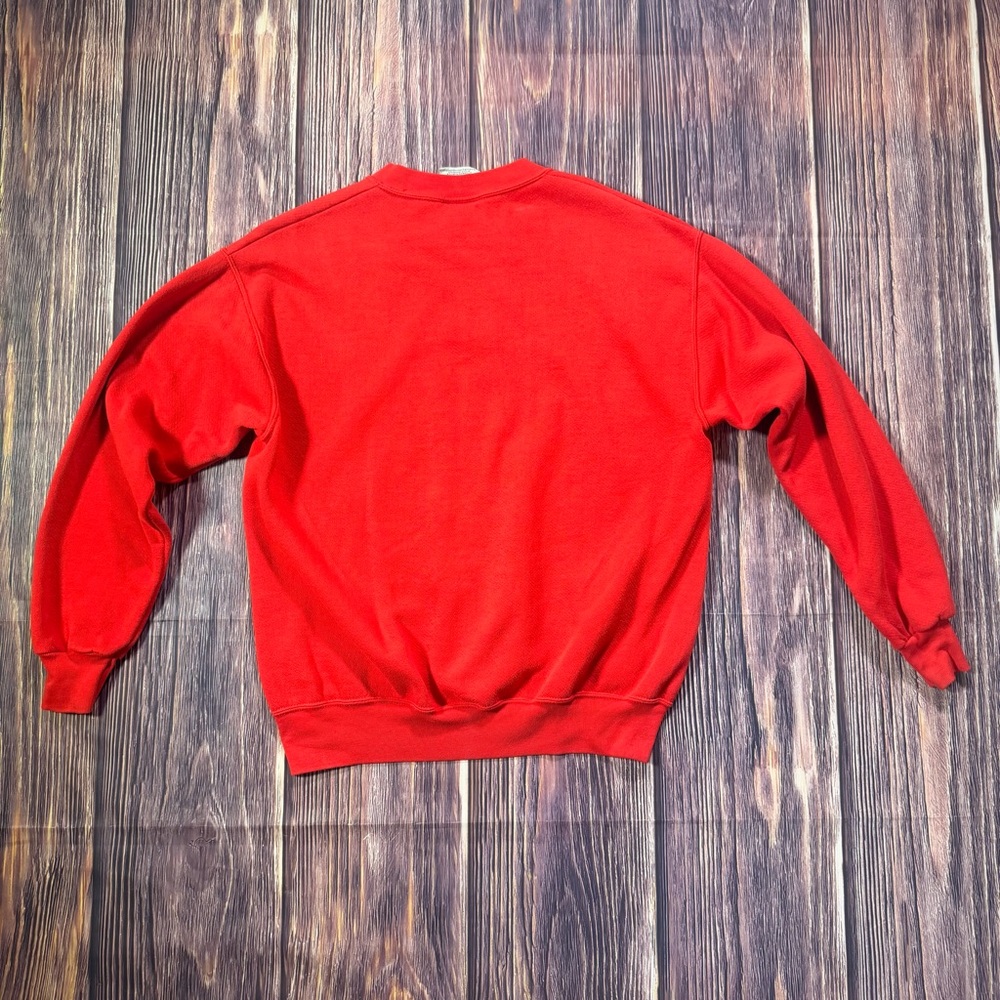 Vintage Seattle Mariners Sweatshirt Mens Medium Red Lee Sport Baseball MLB Retro - Picture 3 of 6